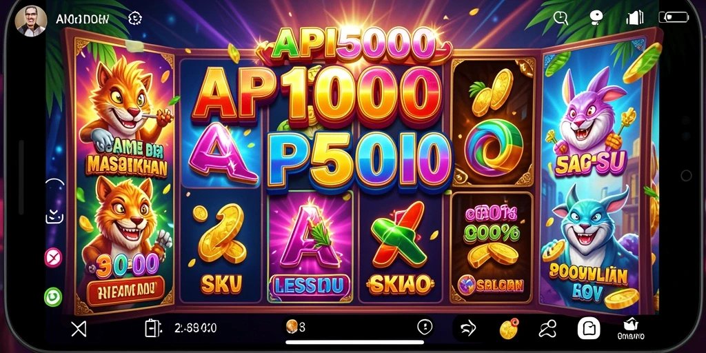 Tampilan menarik dari gameplay slot API5000 yang mengasyikkan.