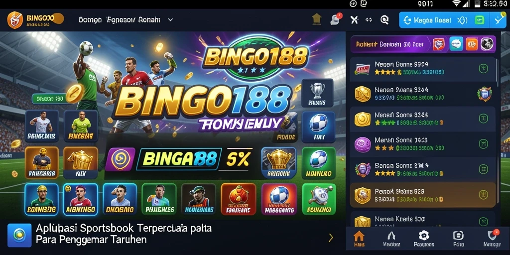 Tampilan gameplay yang menarik dan interaktif untuk taruhan olahraga.