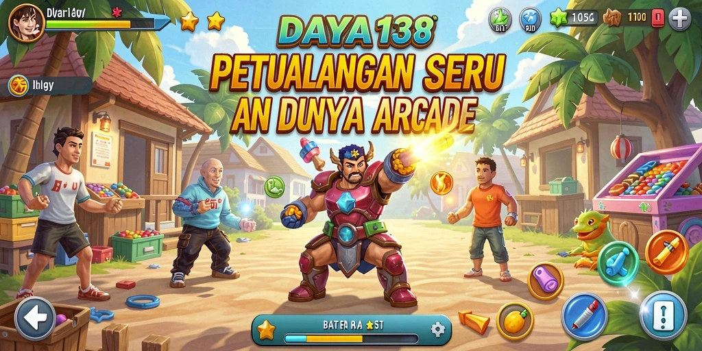 Screenshot DAYA138 menunjukkan gameplay Arcade yang mendebarkan.