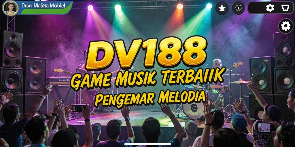 Tampilan gameplay seru di <strong>DV188</strong> dengan berbagai lagu dan tantangan.