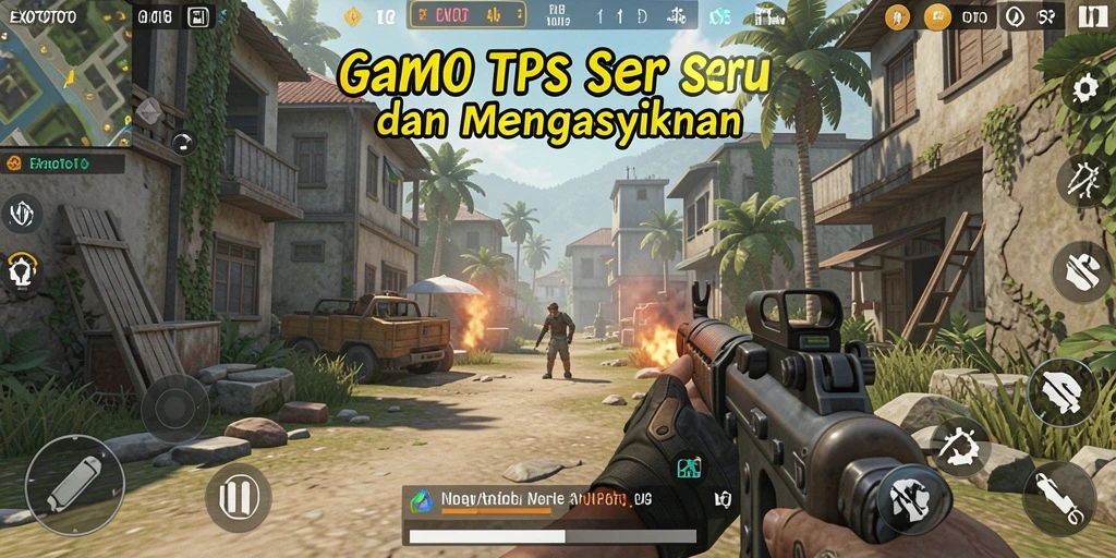 Tangkapan layar EXOTOTO menampilkan aksi seru dalam gameplay TPS.