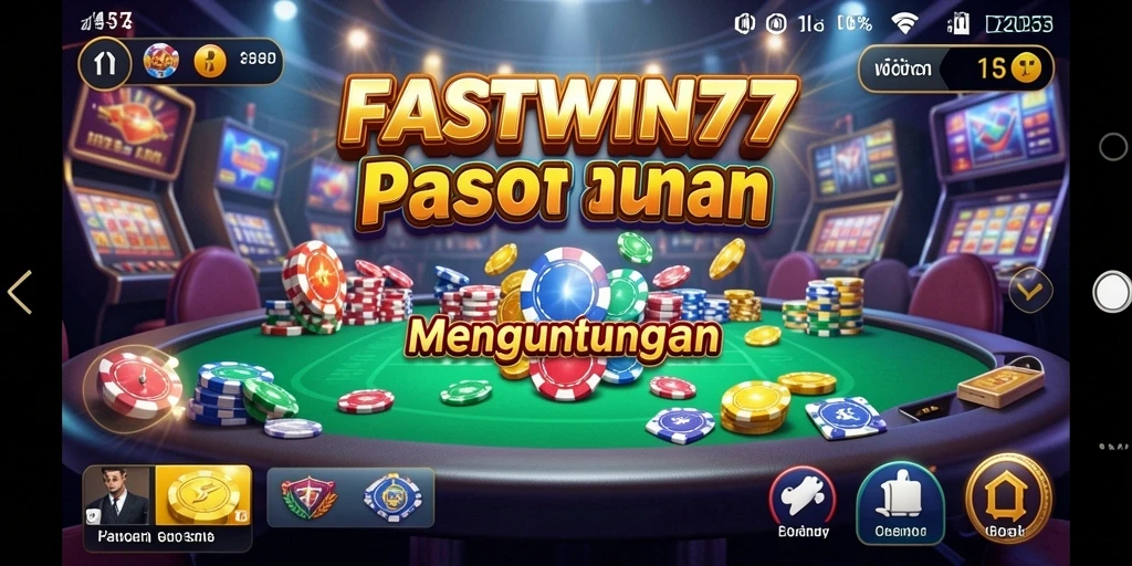 Tampilan menarik dari permainan Kasino di FASTWIN77.