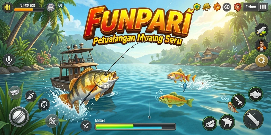 Tangkapan ikan yang menakjubkan di dunia bawah laut.