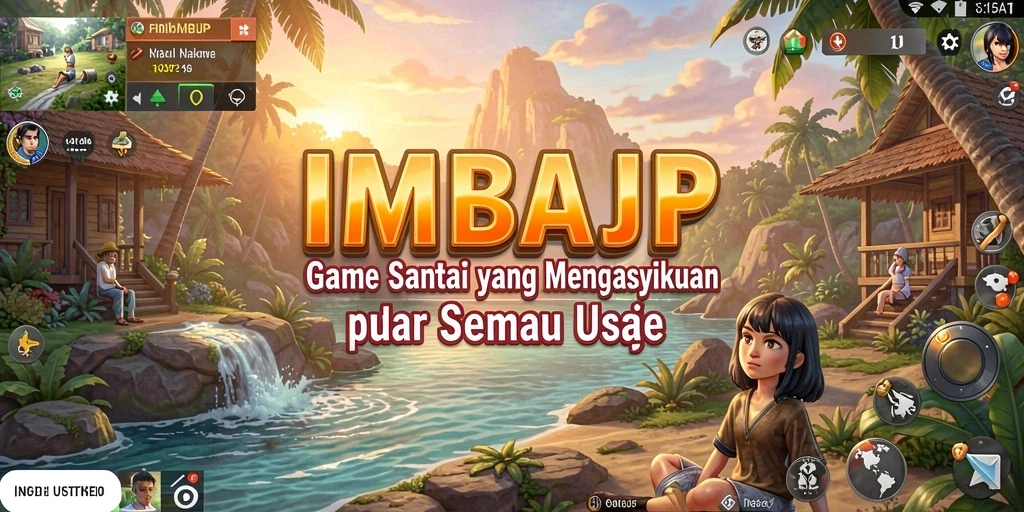 Tampilan seru gameplay IMBAJP dengan penuh warna dan tantangan.