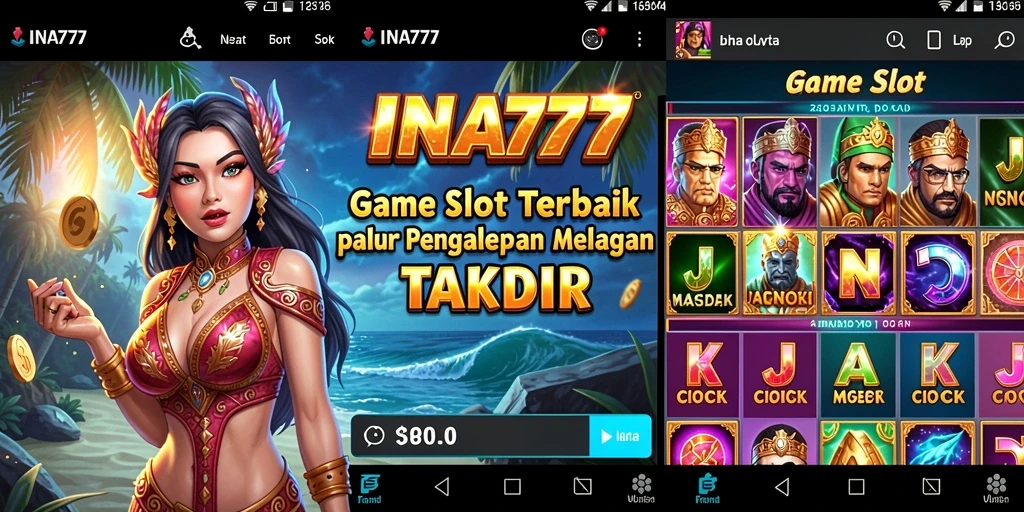 Tampilan gameplay Slot yang menarik dan penuh warna di INA777.
