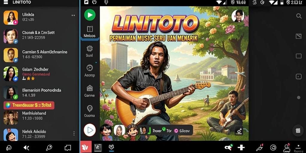 Tampilan gameplay <strong>LINITOTO</strong> yang menarik dan penuh warna.