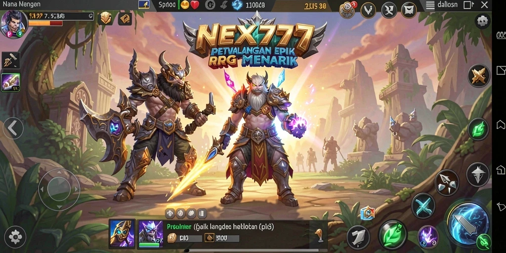 Tampilan gameplay NEX777 yang seru dan dinamis.