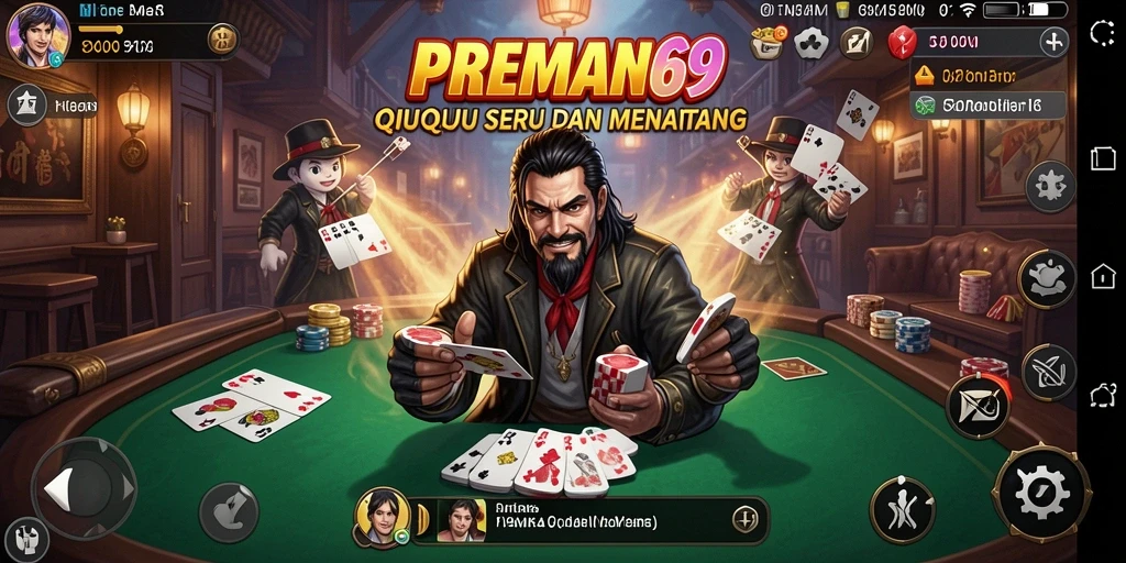 Tampilan seru gameplay QiuQiu di PREMAN69.