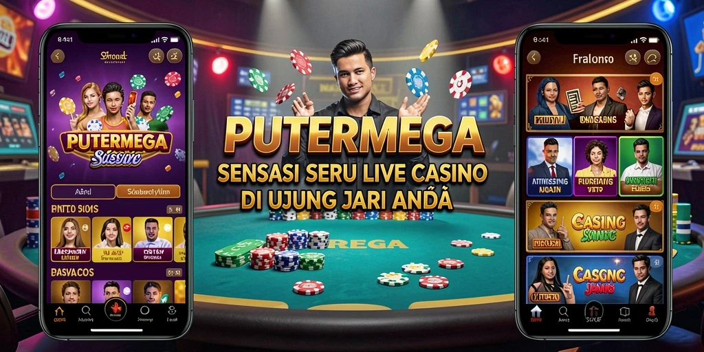 Tampilan gameplay Live Casino yang mengasyikkan di PUTERMEGA.