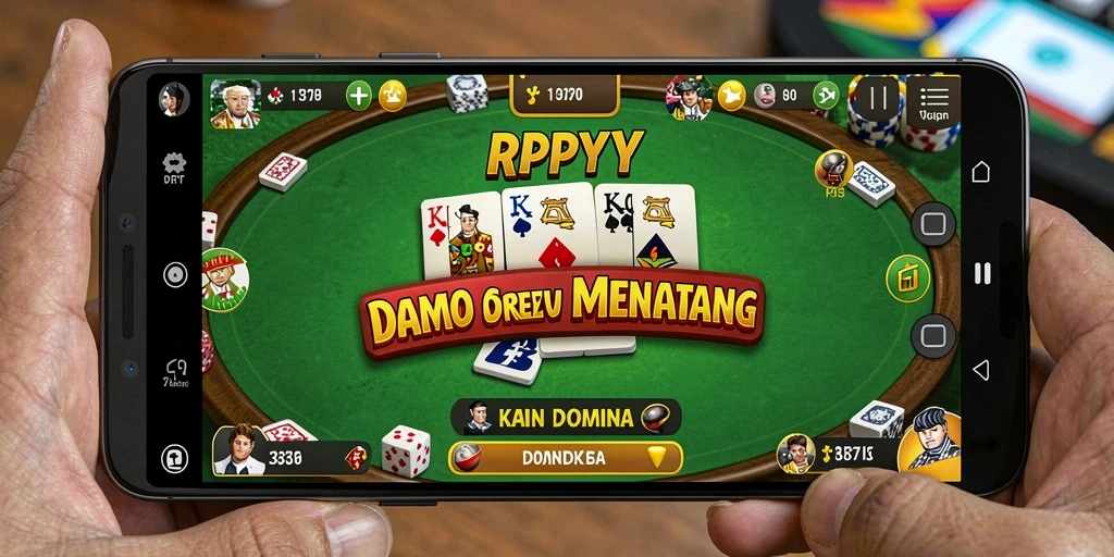 Tampilan gameplay Domino yang menarik dan penuh aksi.